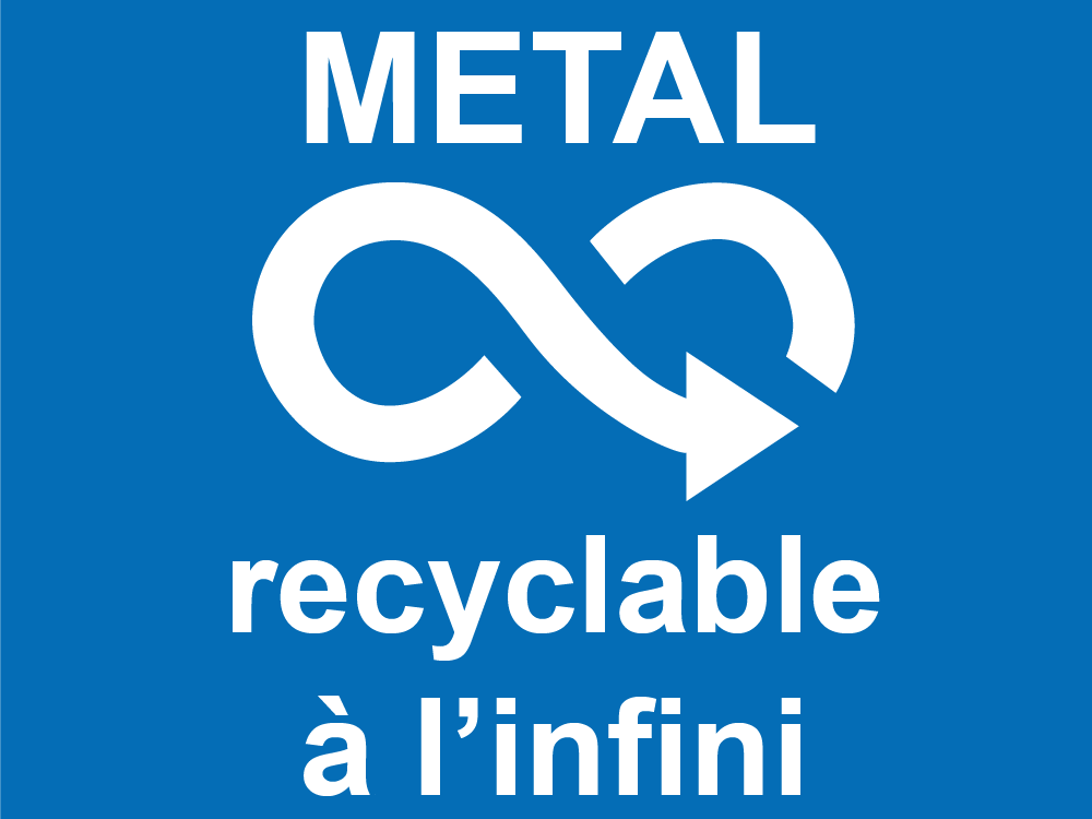 Metal recyclable à l'infini